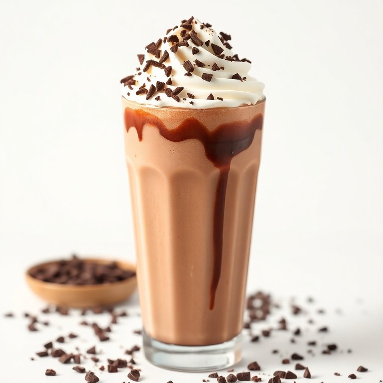 Milkshake de Leite Achocolatado e Creme de Leite