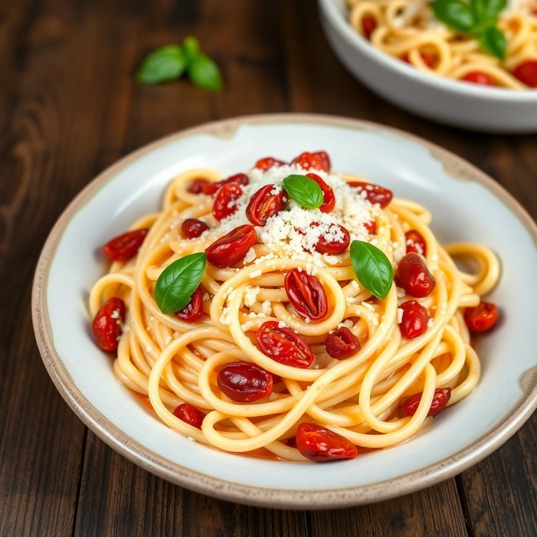 Creamy Sun-Dried Tomato Linguine