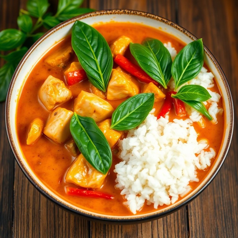 Panaeng-Curry mit zarten Hähnchenstücken