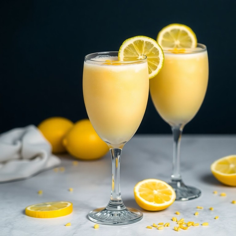 Smoothie Gelado de Limão com Leite Condensado