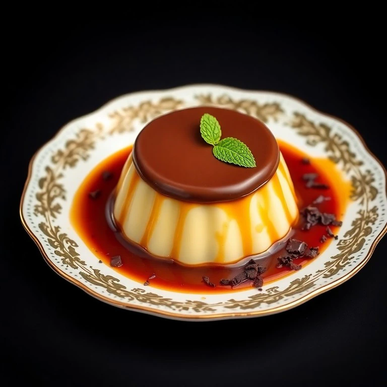 Pudim de Leite Condensado com Chocolate