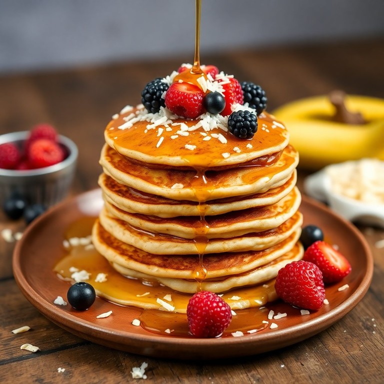 Healthy Cinnamon Oat Pancakes - Cheryl's Cooking