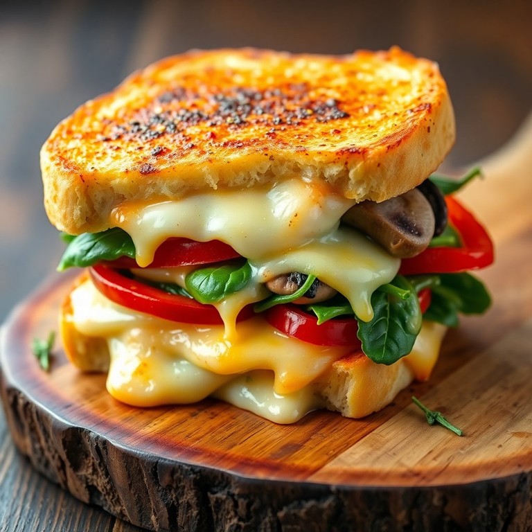 Cheesy Herb Butter Toastie