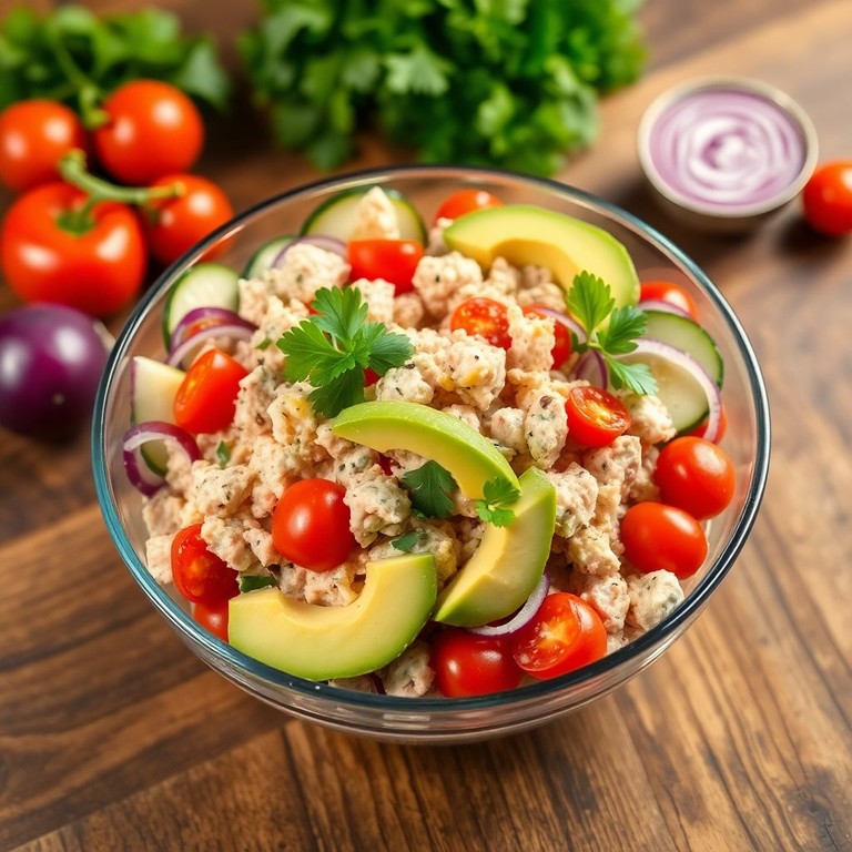 Thunfischsalat mit Avocado