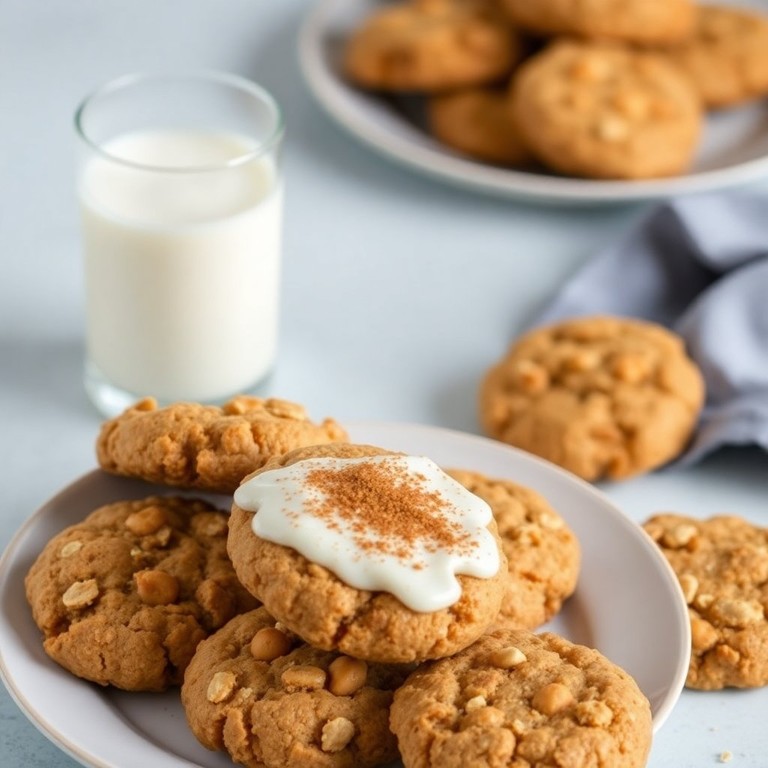 Galletas Crocantes de Garbanzos y Avena con Leche Semidescremada