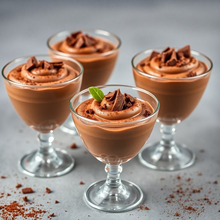 Mousse de Chocolate com Nescau e Creme de Leite