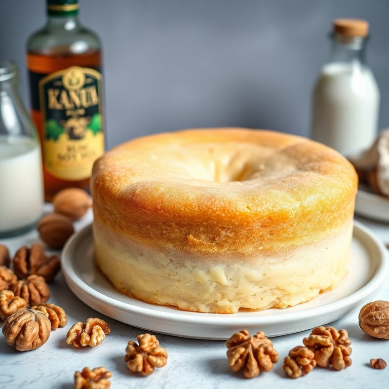 Gâteau Végétal au Lait de Soja et Noix