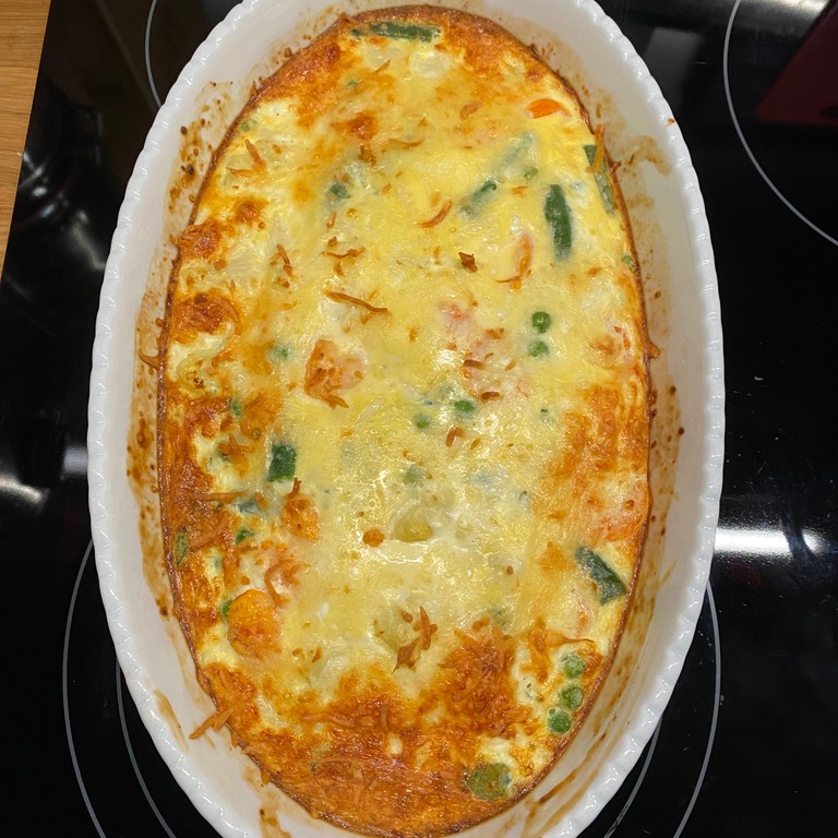 Hüttenkäse Auflauf