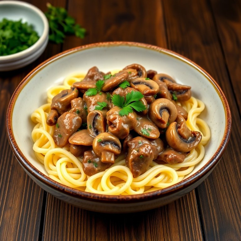 Mushroom & Herb Beef Stroganoff