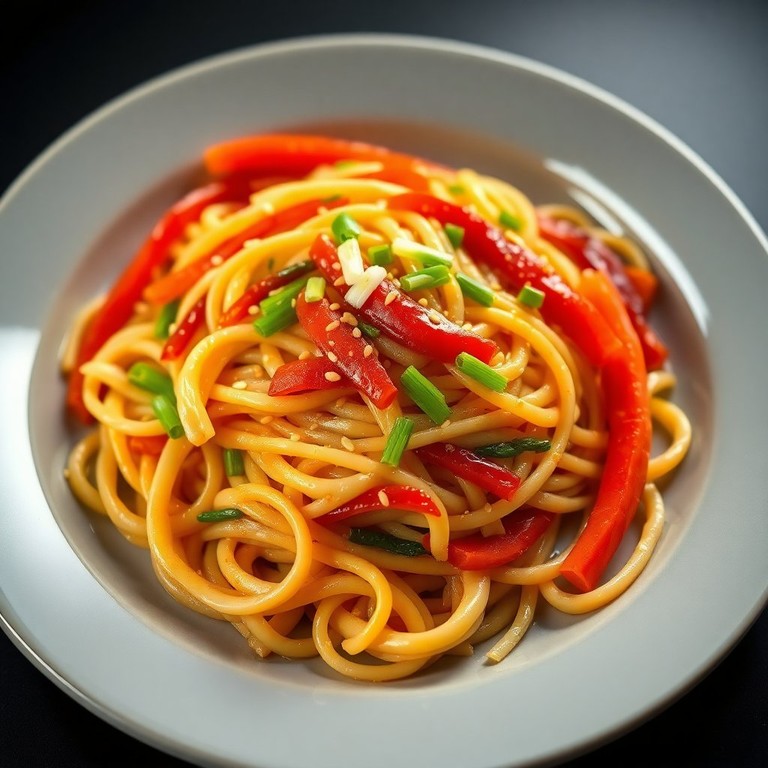 Mie-Nudeln mit Gemüsepfanne
