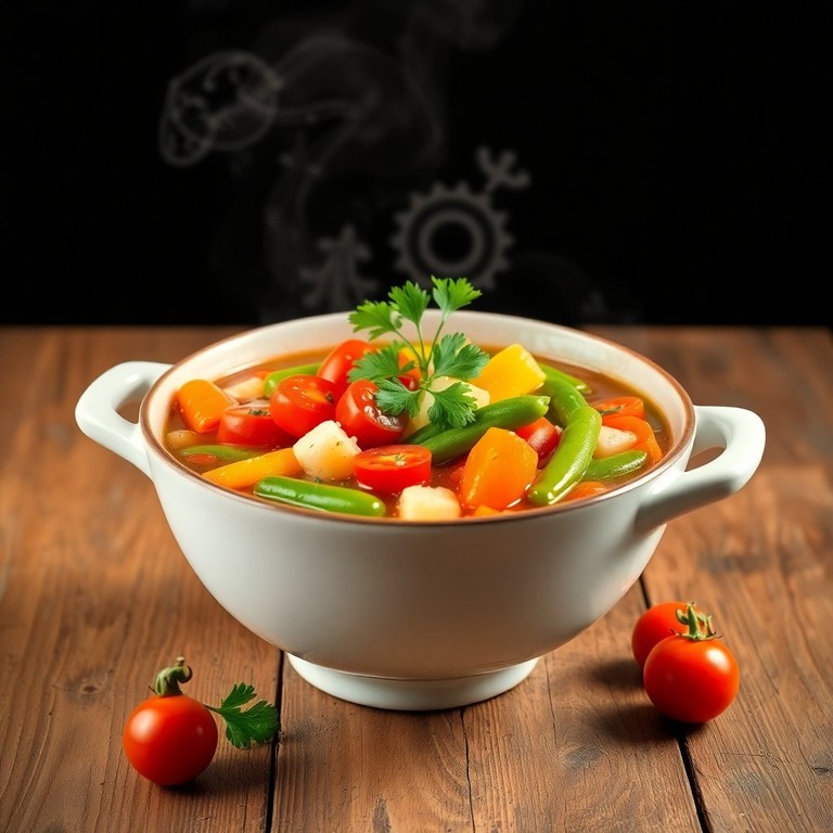 Whimsical Garden Soup