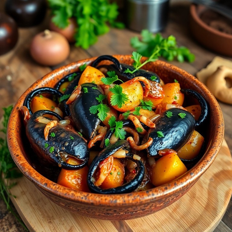 Guiso de Sepia con Patatas y Cebolla