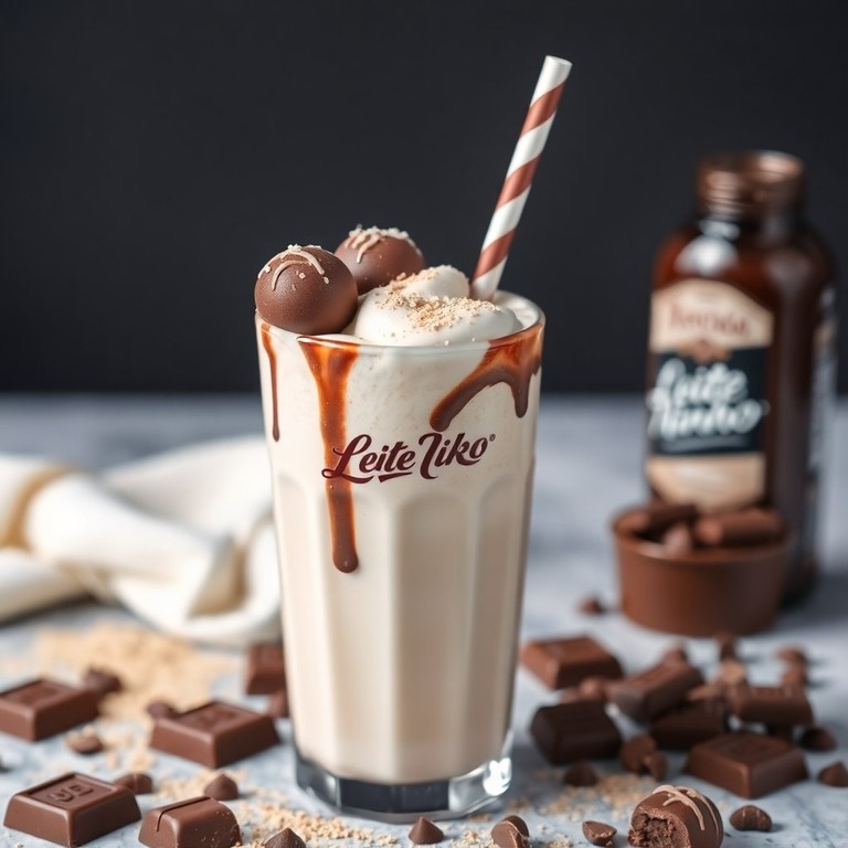 Milkshake Trufado de Leite Ninho