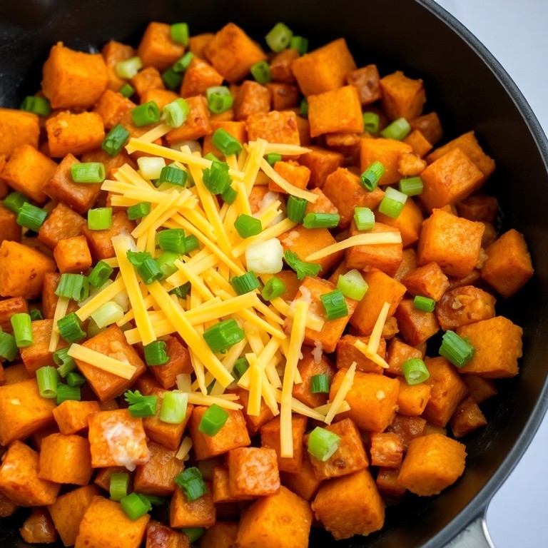 Sweet Potato & Green Onion Hash