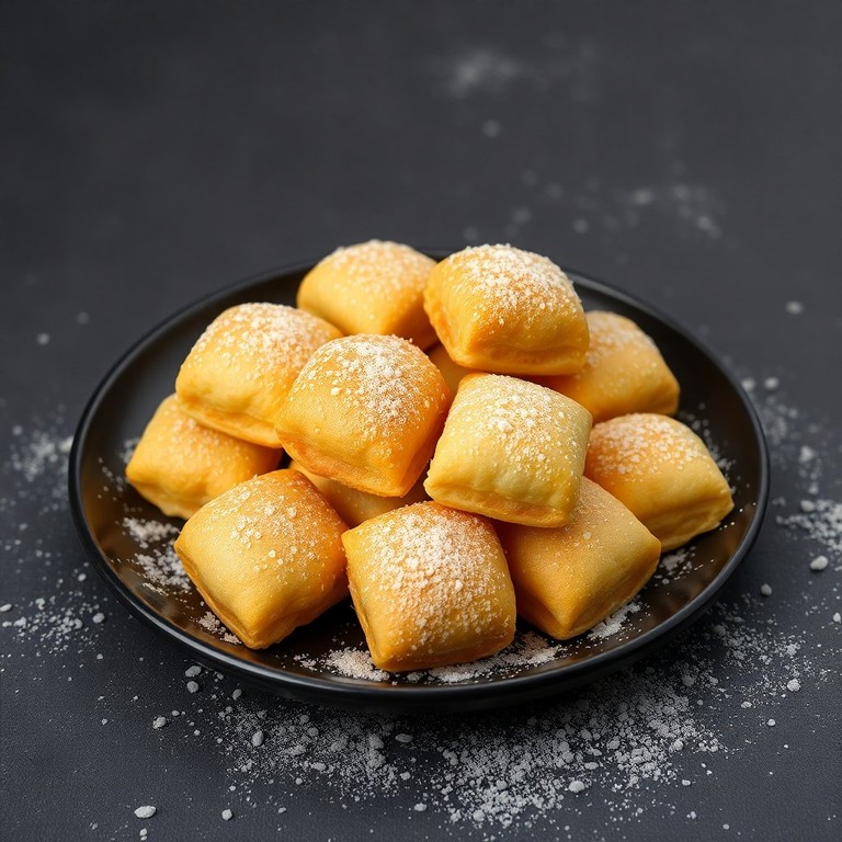 Panquecas Doces com Recheio de Açúcar e Canela