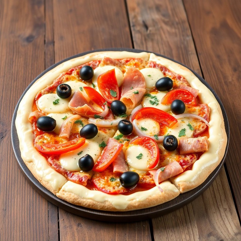 Pizza de Pão de Forma com Borda de Requeijão