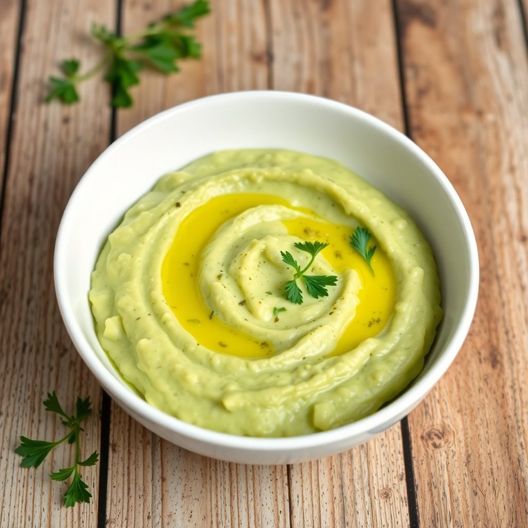 Romige Avocado Aardappelpuree