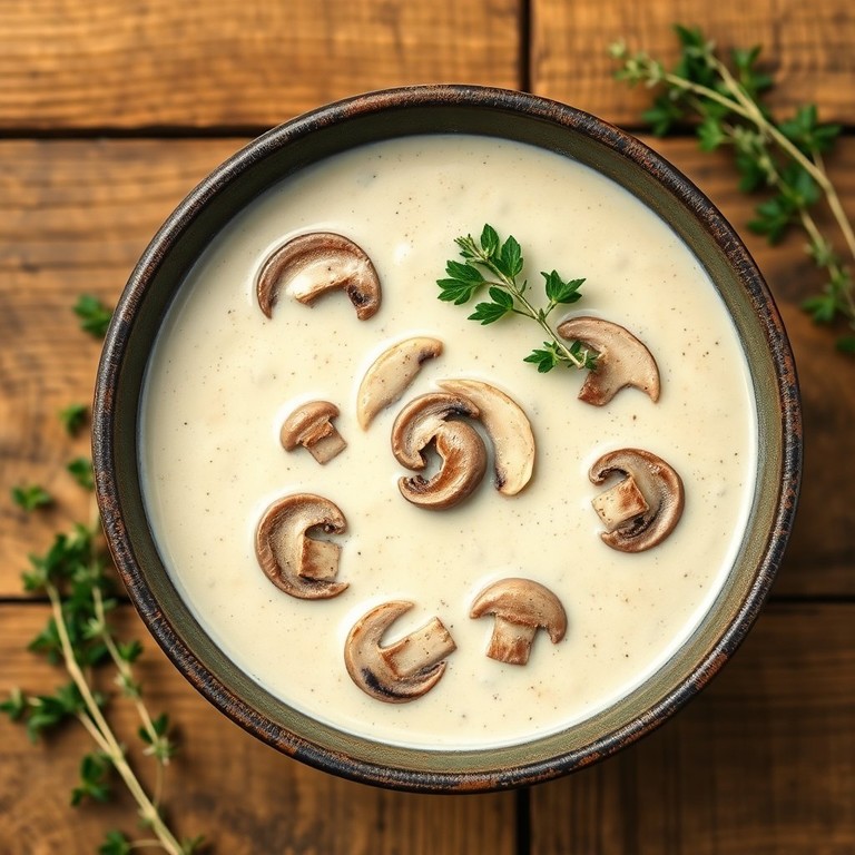 Velouté de Champignons à la Noix de Coco