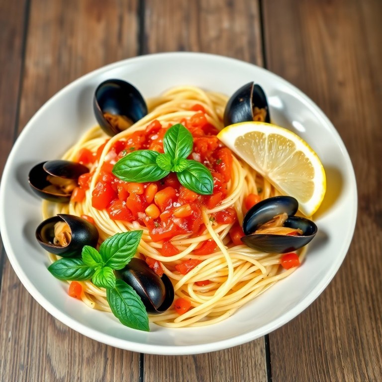 Pasta mit Muscheln und frischer Tomatensalsa - Mr. Cook