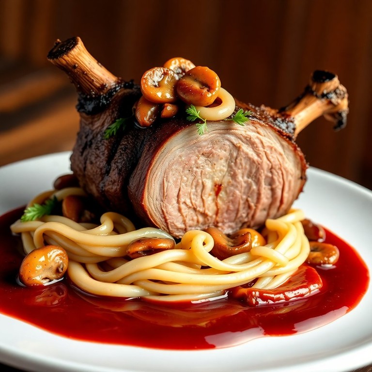 Gigue de Chevreuil à la Sauce Grand-Mère