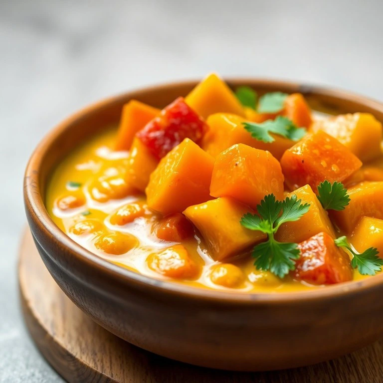 Ragoût de Patates Douces et Céleri au Curry