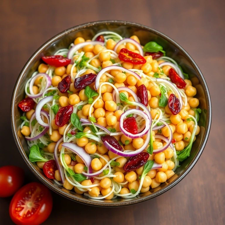 Salade de Pois Chiches et Germes de Soja