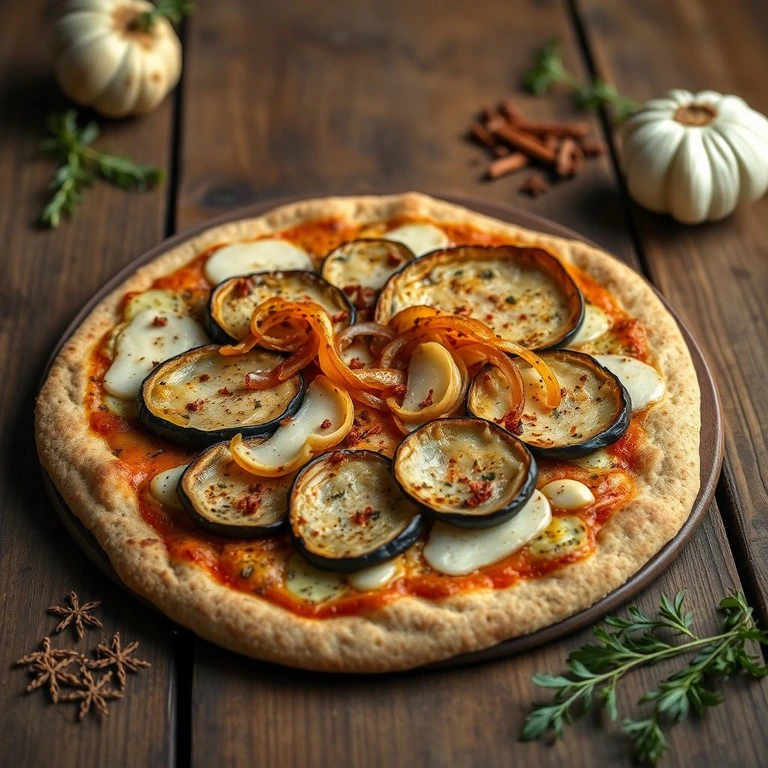 Tarte Pizza Vegan aux Épices