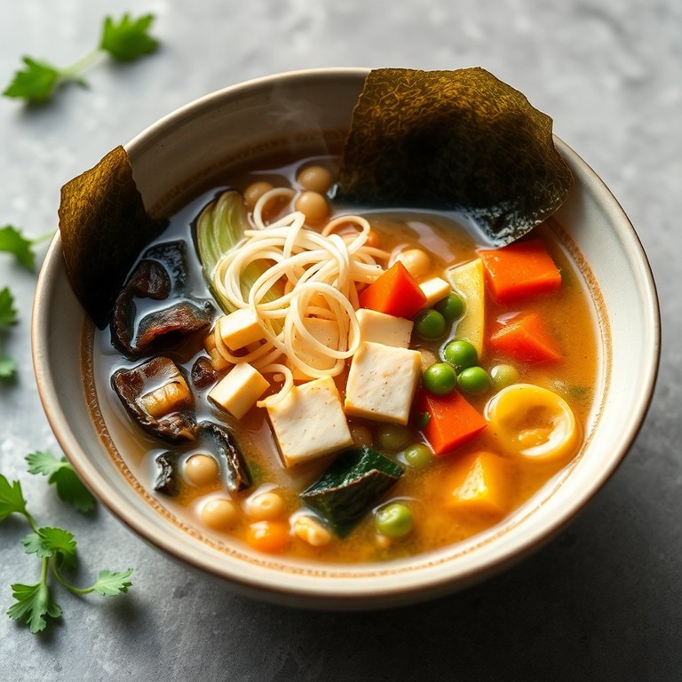 Ramen Végétalien aux Algues et Édamame