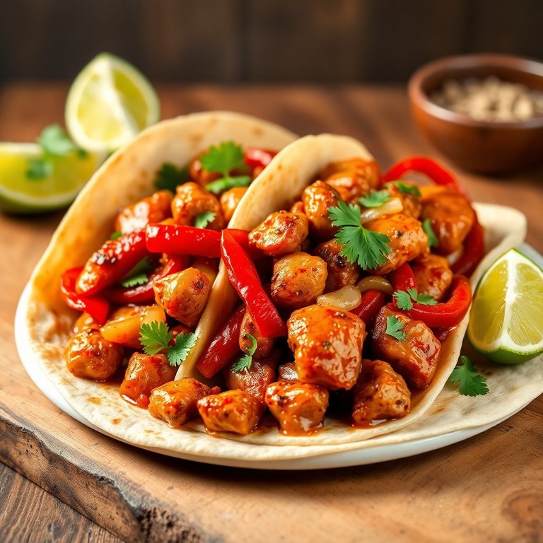 Fajitas de Poulet Épicées