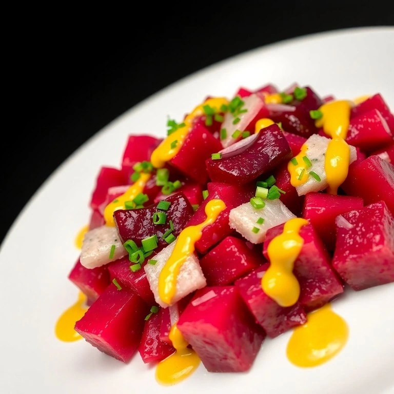 Tartare de Hareng aux Betteraves