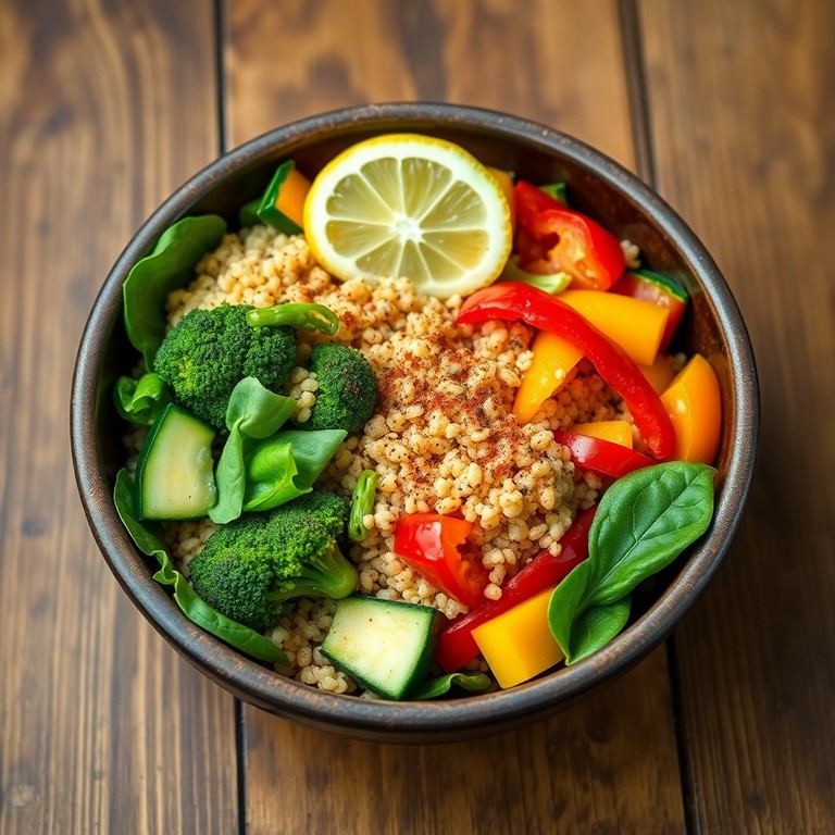 Protein-Power-Bowl mit Quinoa und Gemüse