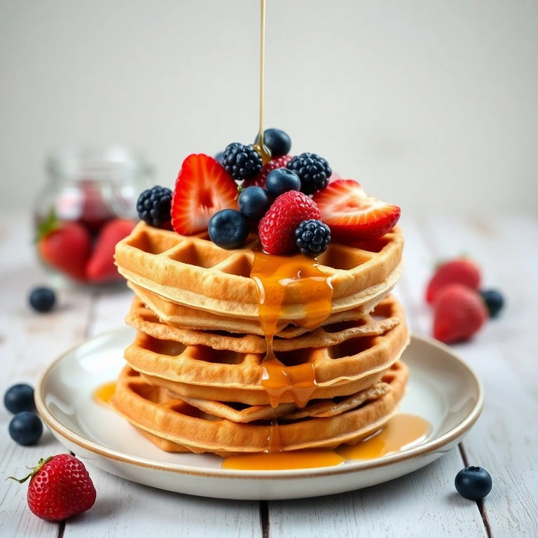Almond Flour Keto Waffles
