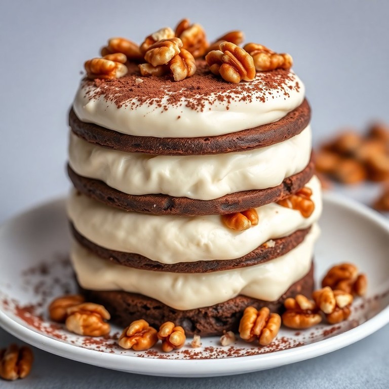 Marqueza de Café y Nuez: Un Postre Irresistible