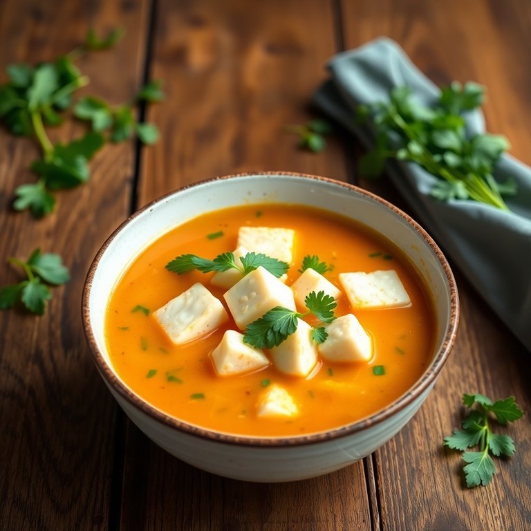 Soupe Thaïlandaise Épicée au Lait de Coco