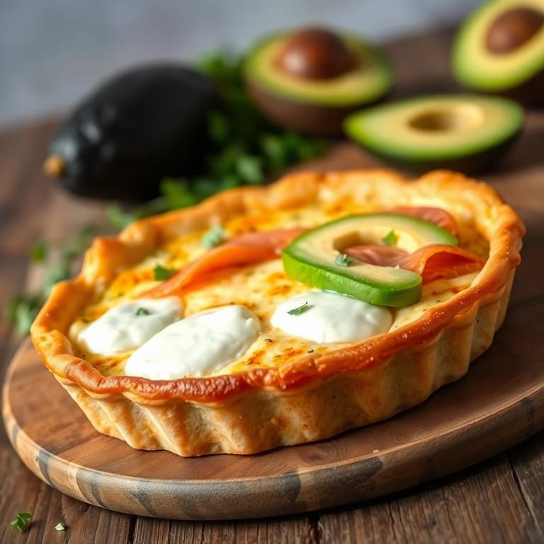 Quiche Savoureuse au Saumon Fumé et Mozzarella