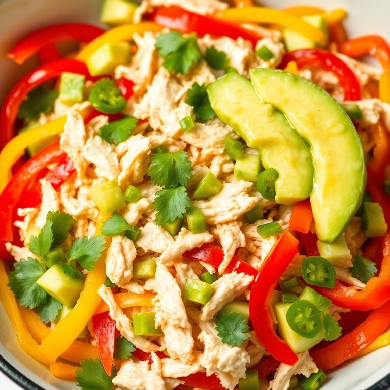 Spicy Chicken and Avocado Salad