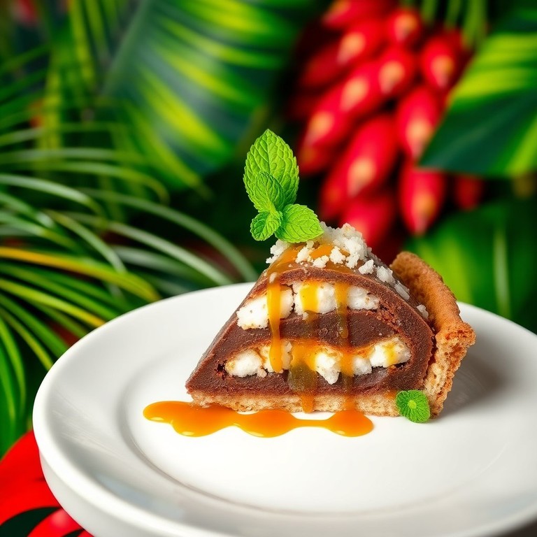 Tropical Rum-Infused Chocolate Tarte