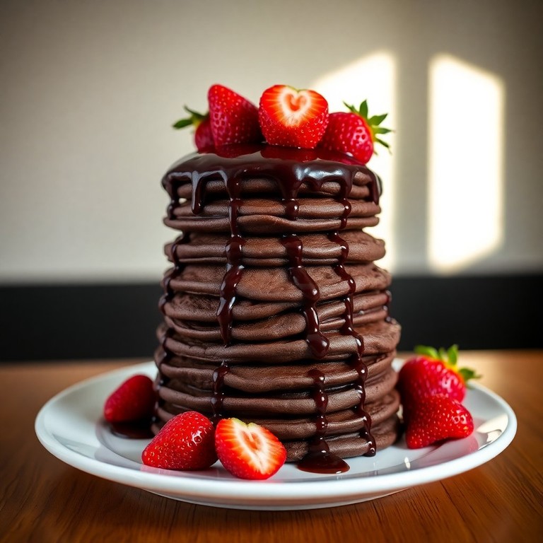 Panquecas de Chocolate Deliciosas