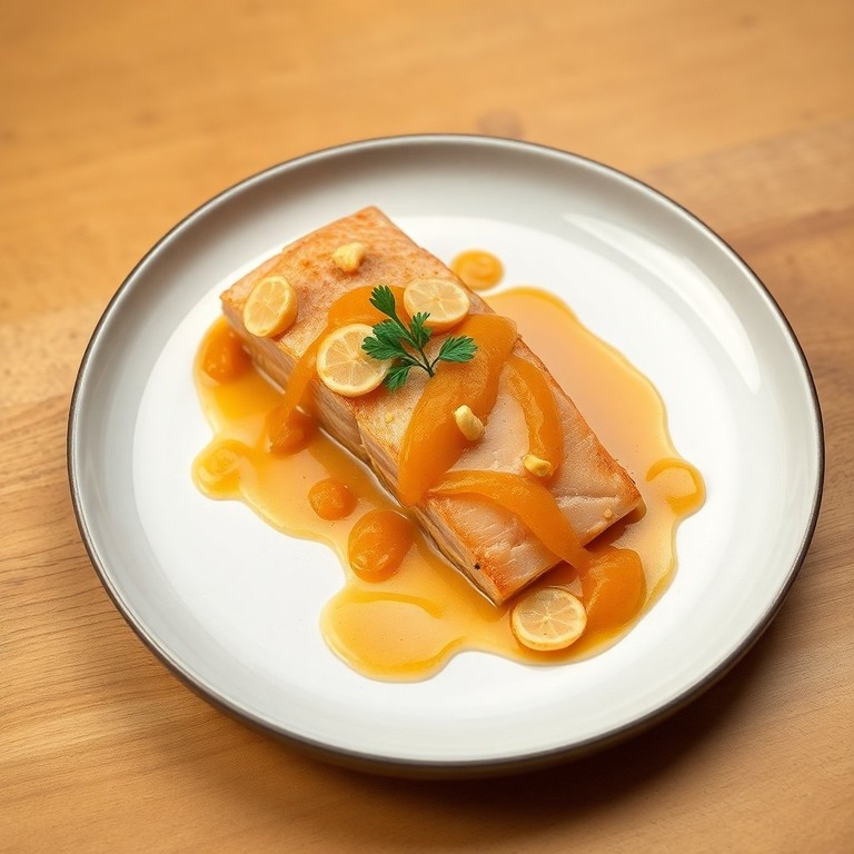 Salmón a la Naranja Glaseado