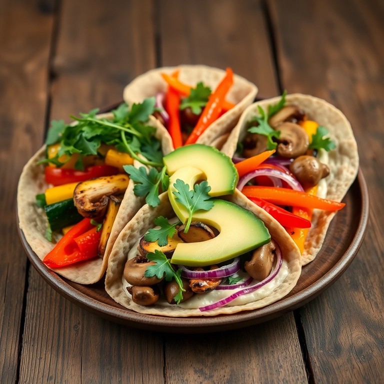 Wraps met Gegrilde Groenten en Hummus