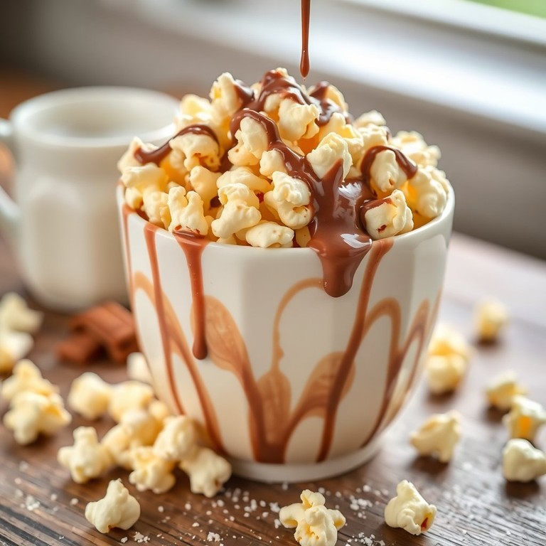 Pipoca Doce com Leite e Chocolate