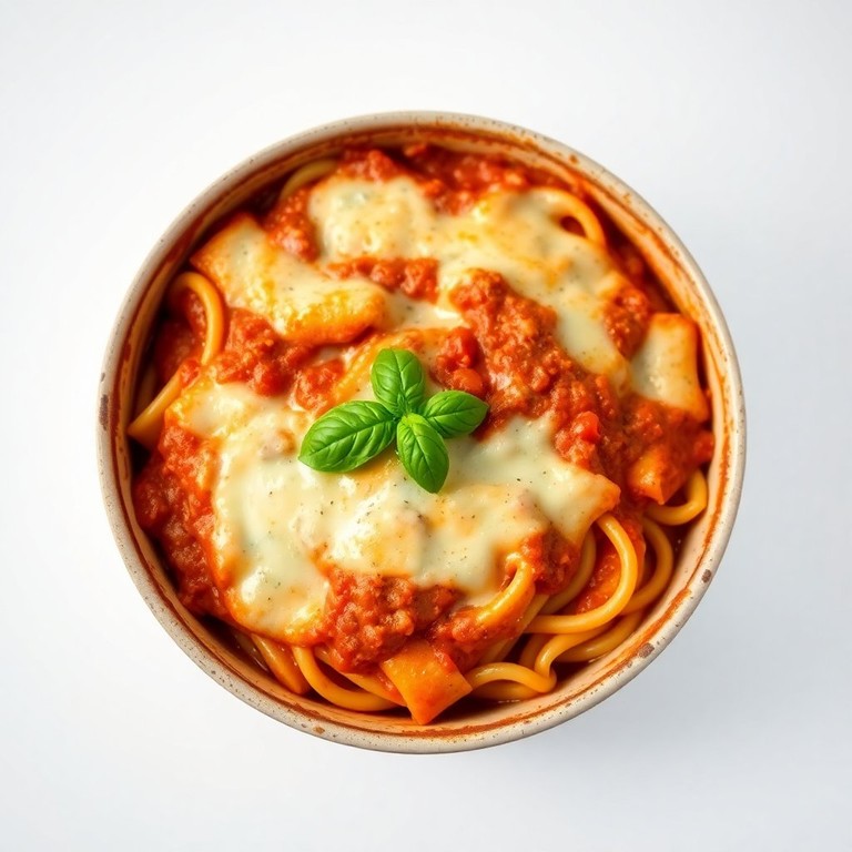 Käseüberbackene Nudel-Magie