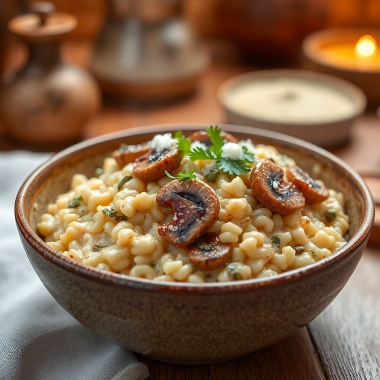 Risotto Cremoso de Champiñones