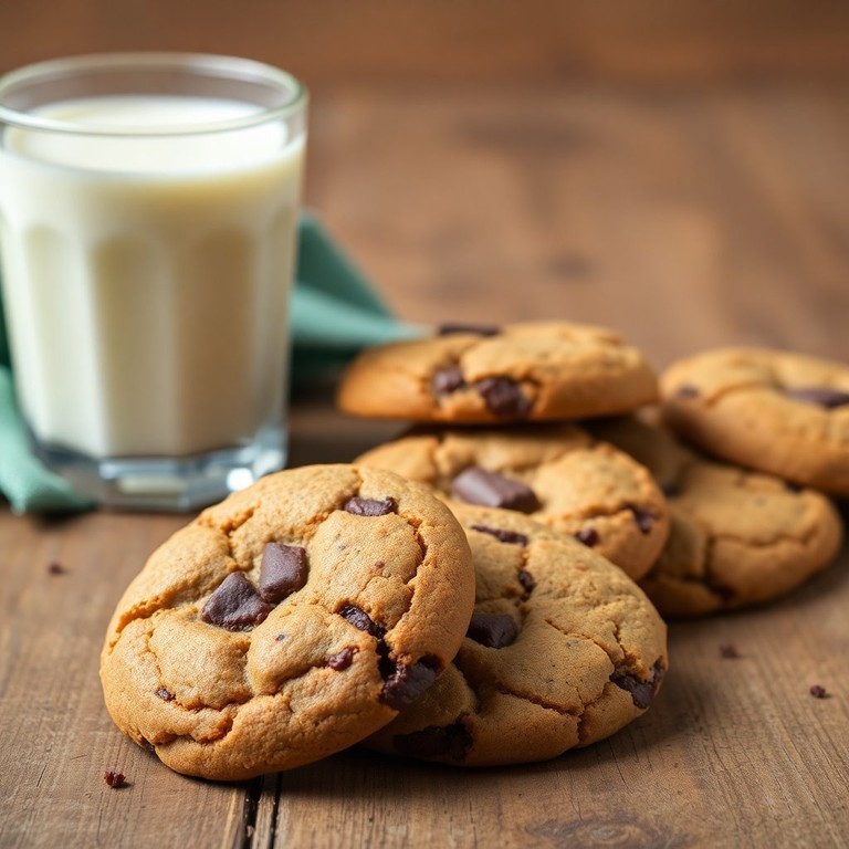 Cookies de Trigo com Nescau e Açúcar Mascavo
