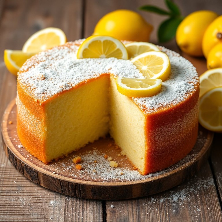 Bolo de Leite Condensado com Toque de Limão