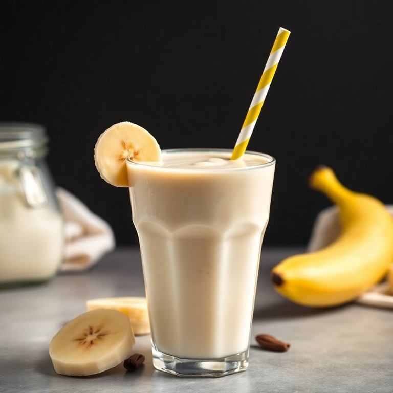 Smoothie Banane-Yogourt à la Vanille