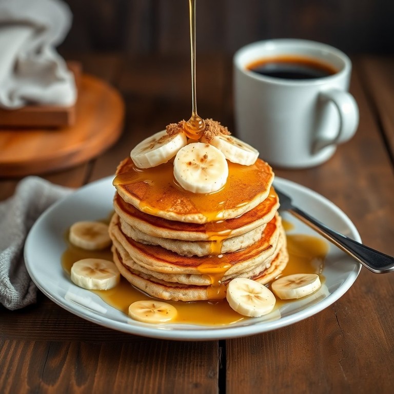 Panqueques de Plátano y Avena