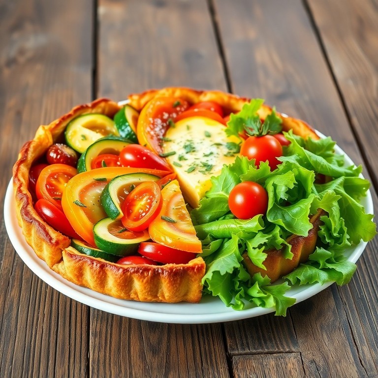 Tarte aux Légumes Colorés
