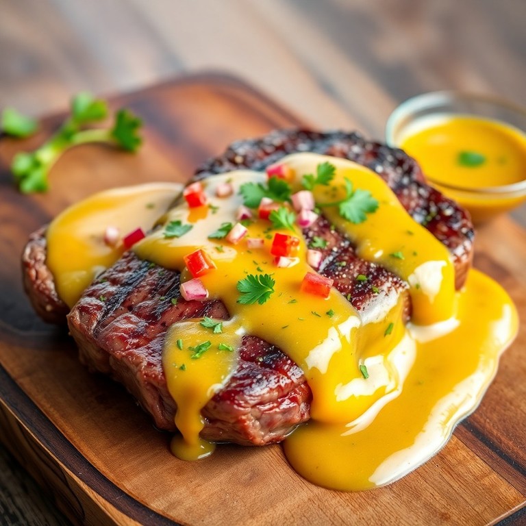 Rib Eye Sous Vide con Salsa de Maracuyá