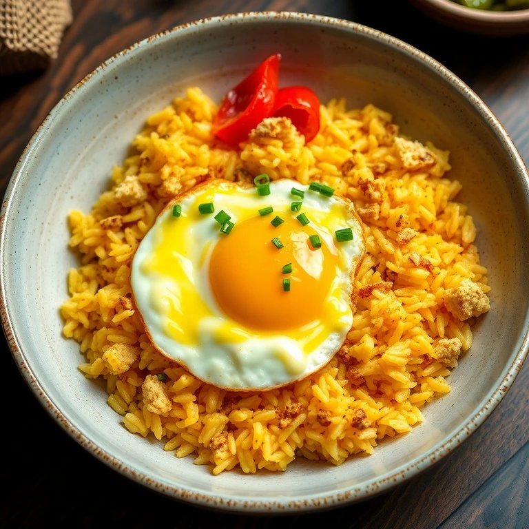 Arroz Frito con Huevo y Ajo - Mr. Cook